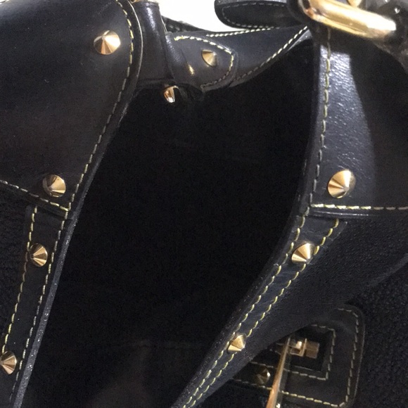 ✨RARE✨ LOUIS VUITTON SHOULDER BAG SUHALI SHEEPS LEATHER - Picture 14 of 16